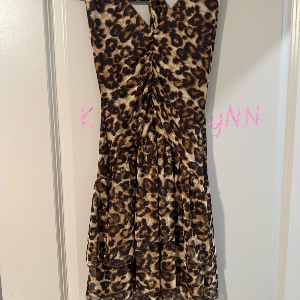 Windsor Leopard Print Mini Dress